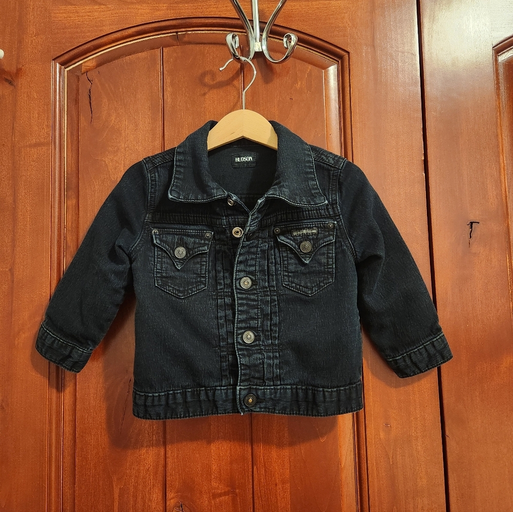 Hudson 2T Black Denim Jacket